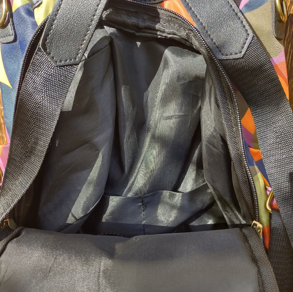 Poaba anti-theft multicolor backpack - Picture 4 of 4